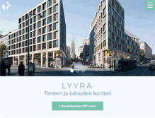 Tablet Screenshot of lyyra.fi